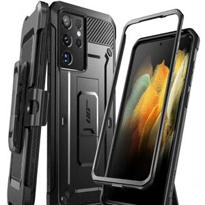 SUPCASE Black Protective Case for Galaxy S21 Ultra